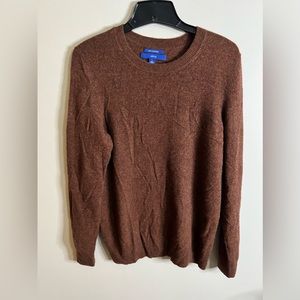 Brown Cashmere Sweater size Large